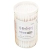SET Tree Story Swirl-shaped Cotton Swab Hygiene Cylinder Pure Cotton / SET 나무 이야기 회오리형 면봉 위생 원통 순면