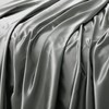 Counfeisly Satin King Flat Sheet, Luxury and Silky Soft Bed