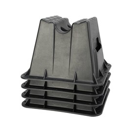SEAFLO Pontoon Storage Blocks - Heavy Duty, Stackable & Weather Resistant - Perfect for Winterizing, Boat Protection & Maintenance (Set of 4)