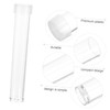 KICHOUSE 100pcs Tube Vials Sample Bottles Small Test Tubes Lids