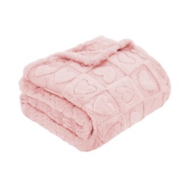 MACEVIA Fluffy Fleece Dog Blankets,Warm Soft Fuzzy Pets Blanket for Puppy,Small,Medium,Large Dogs and Cats,Plush Pet Throws for Bed,Couch,Sofa,Travel(24x29 Inch, Light Pinkt)