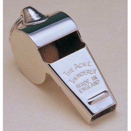 GENUINE Acme Thunderer No 60.5 Small, Solid Brass Pea Whistle with GIFT BOX