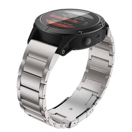 synsing 26 mm Titanium Bracelet with Quick Release Compatible with Fenix 8 51 mm/Enduro 3 51 mm/7X Pro/6X Pro, 22 mm Metal Bracelet 22 mm Compatible with Fenix 8 47 mm/E 47 mm/7/6 Pro/5