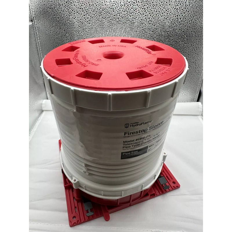 HoldRite HR HydroFlame Firestop Sleeve HFP-P4 Telescoping 7 1/2"-11 3/4"