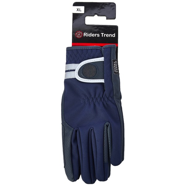Riders Trend Women's 10060388-Nvy-XL Equestrian Stretchable FB-Serino with Softshell Riding
