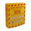 Yellow Safety (YS), 1 Pack, SDS Binder - 2024 Requirements,