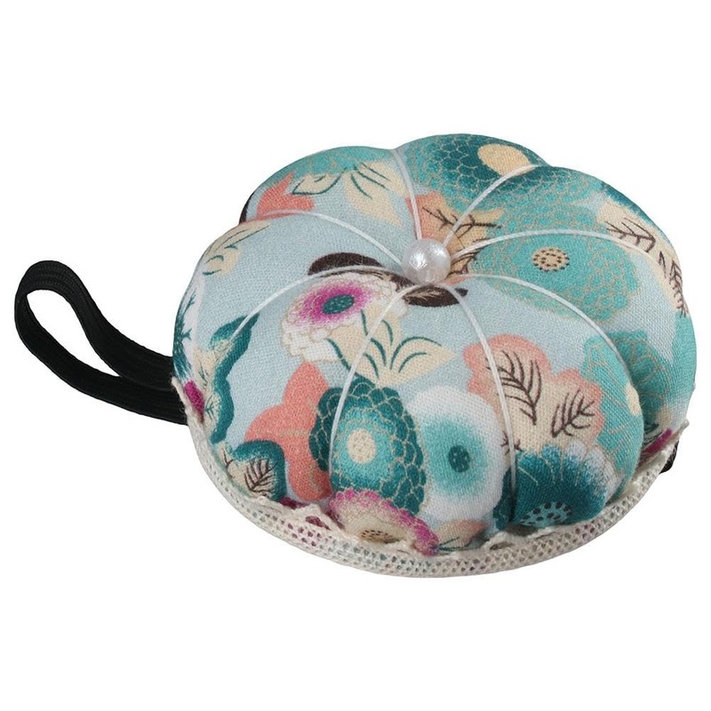 Uniquer 3Pcs Sewing Needles Cushion,Pumpkin Shaped Pin Cushion with Wrist