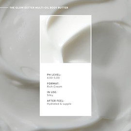 Naturium Manteca Corporal Batida Multiaceite Glow Getter, Crema Reafirmante Y Humectante Corporal Con Manteca De Karité, 7,7 Fl Oz 7,7 Onzas Líquidas (Paquete De 1)
