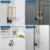 NBYT Cabinet Lock,Combination Padlock,Gym Locker Lock Code Long Adjustable Shackle
