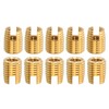 uxcell Self Tapping Threaded Inserts, 10pcs Inner M5-0.8 Outer M8x10