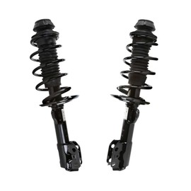 AutoShack Front & Rear Complete Struts Coil Springs and Shock Absorbers Set 4 Replacement for 2006 2007 2008 2009 2010 2011 Toyota Yaris 1.5L FWD SUSPKG119