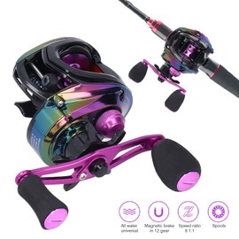 Fishing Reel Metal Fishing Reel Casting Fishing Wheel Baitcasting Fishing Reel Baitcasting Fishing Wheel Baitcasting Fishing Wheel 8 1:1 Fishing Reel Metal Lightweight Casting Wheel Fishing Enthusiast