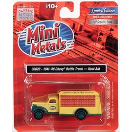 Mini Metals, 1:87 Scale - 1941-1946 Chevy Bottle Truck (Kool-Aid)