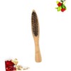 Mikinona 3sets Bristle Curly Hair Brush for Men Beard Comb