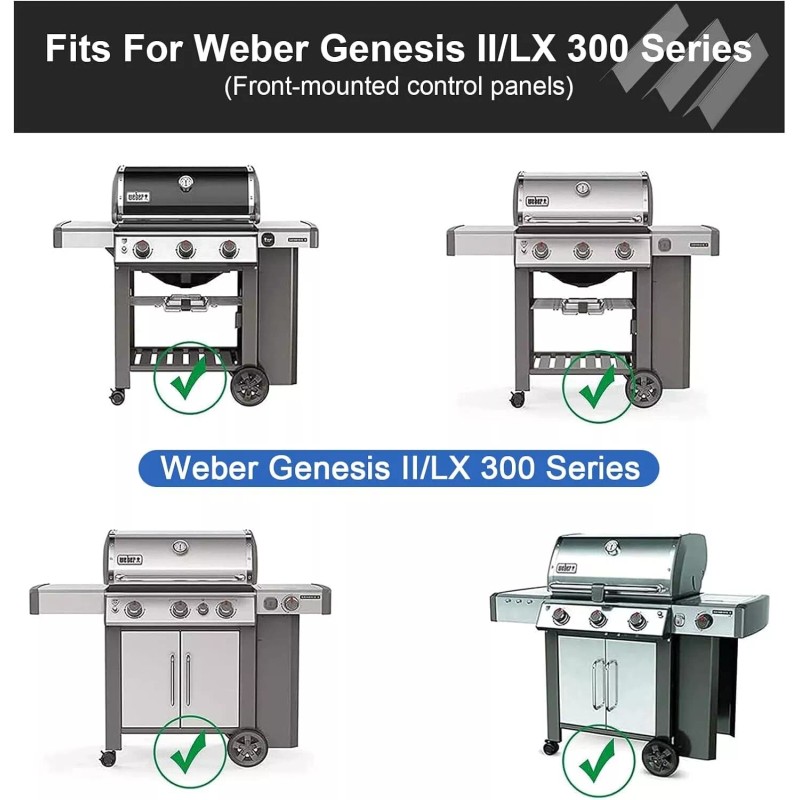 For Weber 66032 Flavorizer Bars for Weber Genesis II/LX 300