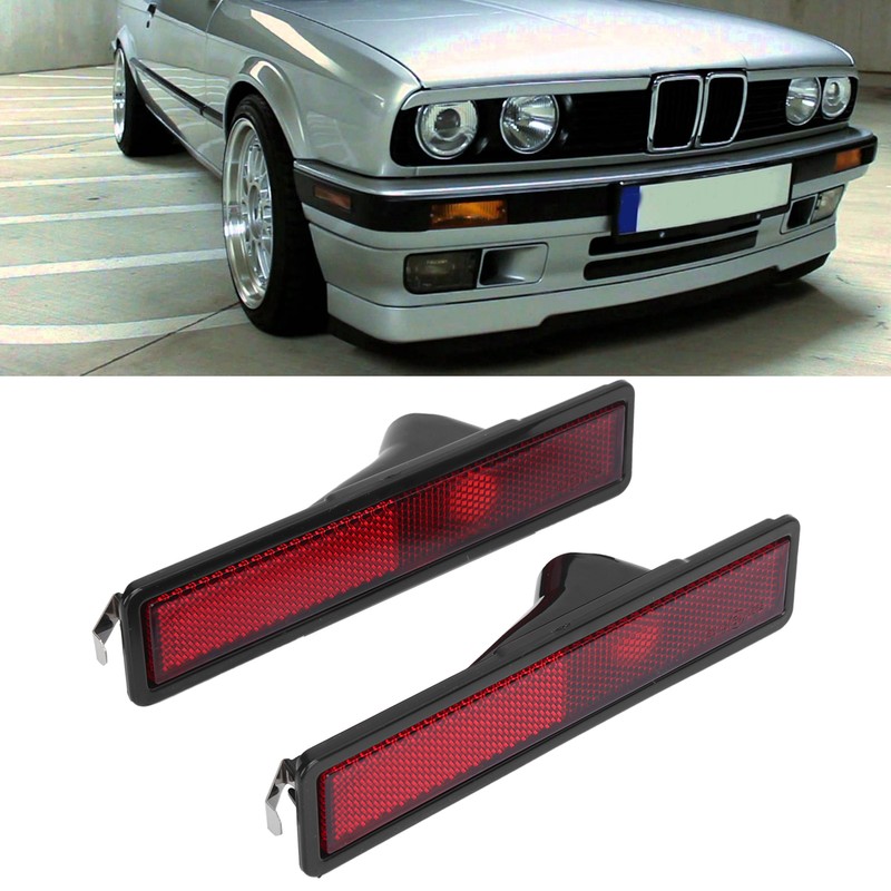 2pcs Front Side Marker Light Cover Lens 63141377849 Replacement for