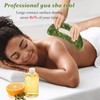ideayard Large Jade Stone Gua Sha Massage Tool, Scraping Tool