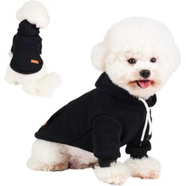 KAREN Sudadera para Perros, Sudadera con Capucha para Mascotas, opa de Invierno de Mascotas Sudaderas con Capucha Calientes Abrigo Suéter para Perros pequeños y medianos, Gatos en Clima frío(Small)