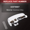 Flydida Alloy Handbrake Button Switch with Spring Handbrake Knob Handbrake