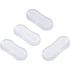 4 Pcs Transparent Toilet Seat Bumper Set, Silicone Strong Adhesive Toilet Seats Lid Bumpers, Adhesive Lid Buffers,Toilet Seat Buffers Lid Rubber Pads for, Home, Hotel and Hospital Toilets