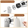 Paper Towel Holder Under Cabinet + Towel Robe Hooks, Single
