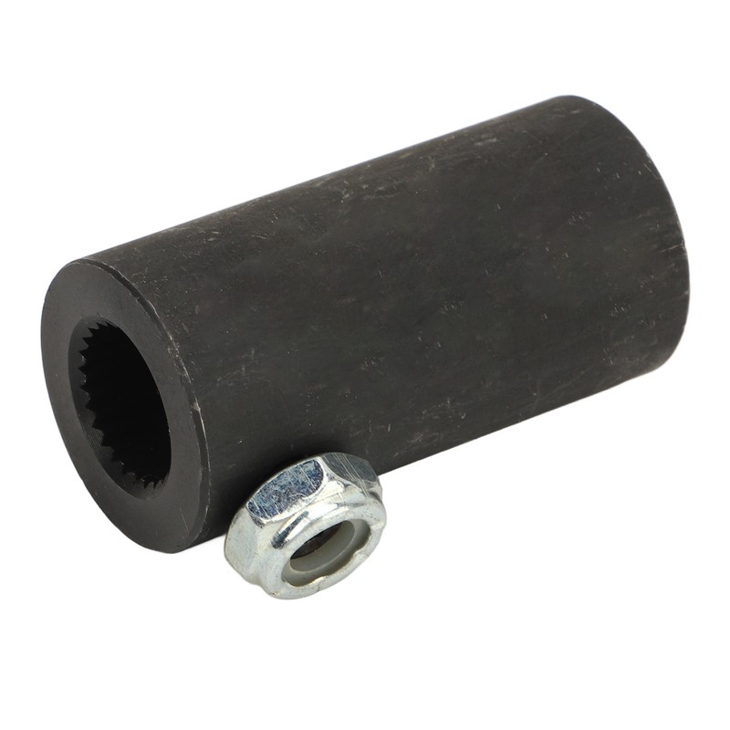 9/16in‑26 Spline to 3/4in Round Smooth Steering Shaft Coupler Non