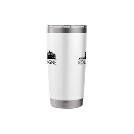 Cologne City Skyline Cologne Cathedral City Cologne Stainless Steel Insulated Tumbler