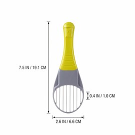 7.5 x 2.6 x 0.4 Inch Avocado Slicer Tool - 3 In 1 Peeler And Slicer Tool, Avocado Cutter For Avocados - Plastic