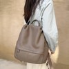 Wesccimo Genuine Leather Backpack Purse For Women Antitheft Real Soft