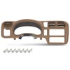 DOTCOM Dash Trim Bezel Cover Single Din Beige Compatible with