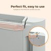HHOLOVE Self Cleaning Litter Box Liner (60 Count), 60L Automatic