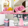 8 Gallon 200 Counts Clear Colorful Trash Bags Kitchen Garbage