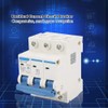 Circuit Breaker, 3 Poles RCCB AC 220/380V 63A DIN Rail