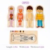 My Body Parts Puzzle for Toddlers Girls Boys Wooden Anatomy