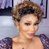 ONICA Short Afro Curly Pixie Cut Lace Front Wigs, HD