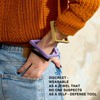 DefendHER+™ Feel Safer With Discreet Self Defense Bracelet Tool For
