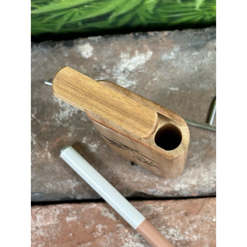 Reloadable Smoke Shop 4" Duck Hunter Canary Wood Slide Top