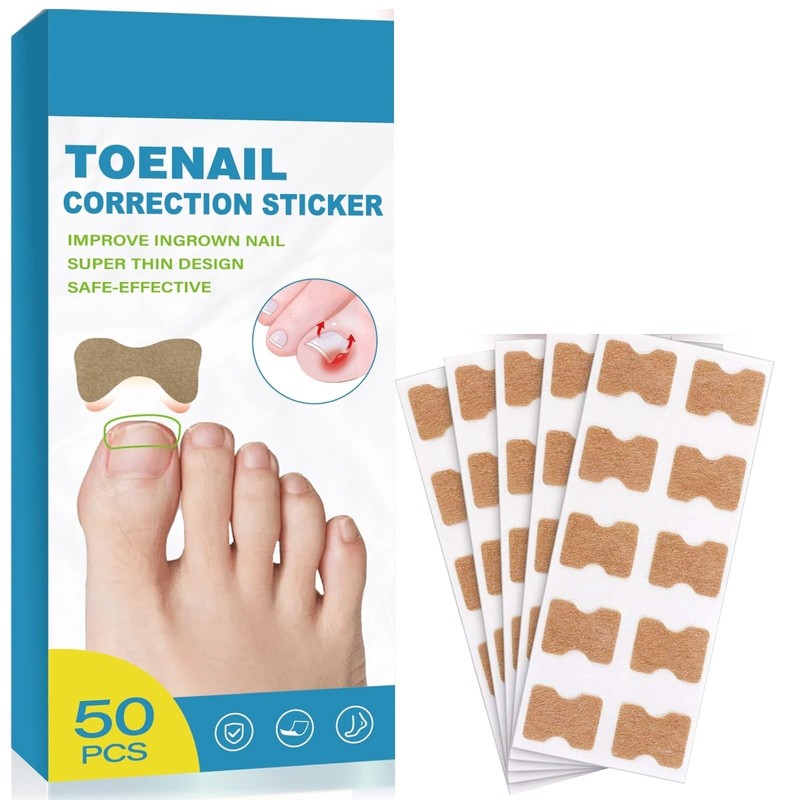 50 Piezas de Parche para Uñas Encarnadas – Soporte Natural