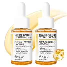 WEUD Serum Coreano Original, Serum Facial con Péptidos Propóleo, Reafirman, Cuidado Antiedad y Reparador, Luminosidad y Piel Radiante, Fórmula...     
