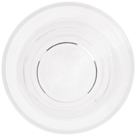 Emco Mundspülglas für Glashalter, eleganter Zahnbürstenhalter aus klarem Kristallglas, hochwertiges Ersatzglas geeignet für viele Serien