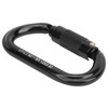 Hilitand OXAD02 Aluminum O Shaped Carabiner with Safety Ring, Breaking