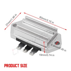 CHUSYYRAY VOLTAGE REGULATOR RECTIFIER Silver for Kohler 234279for Kohler 41-403-04