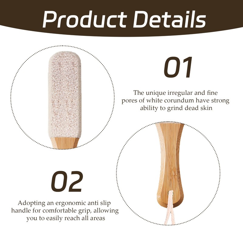 2PCS Foot File, Premium Foot Pumice Stone for Feet with