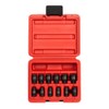 SUNEX TOOLS 1822, 1/4 Inch Drive Magnetic Impact Socket Set,