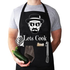 Aprons for Men: Hilarious Funny Aprons for Men, Chef Cooking Apron - Ideal Gifts for Husband on His Birthday & Father’s Day Celebration!