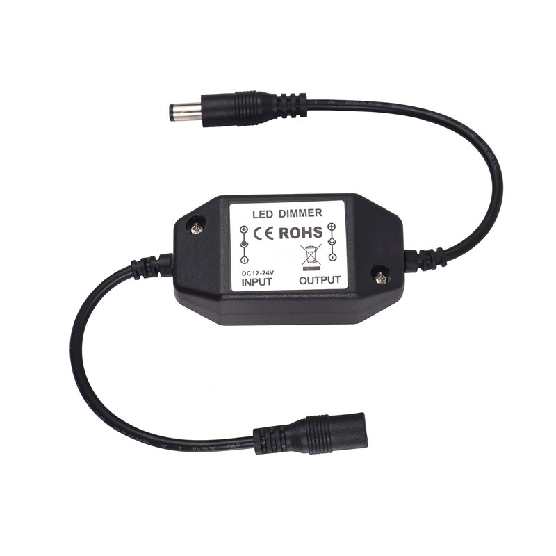 ZHPINGMX 2 Pack LED Strip Light Dimmer Switch, DC 12V-24V