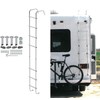ECOTRIC RV Exterior Ladder for Travel Trailers Universal RV Motorhome