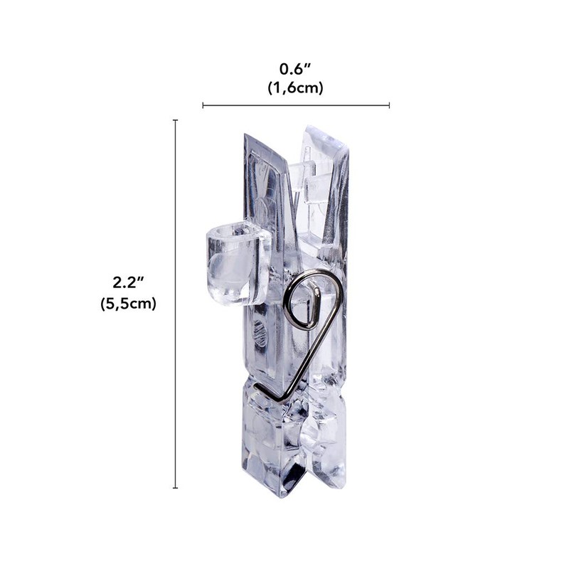 Sterno Home GL42589 LED Battery-Operated Clip String Lights, 10.5 Feet,
