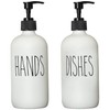 MOMEEMO Soap Dispenser Set 2 Pack, Contains Dish Soap Dispenser
