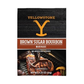 Yellowstone Brown Sugar Bourbon Marinade, 1.25 Ounce (Pack of 12)